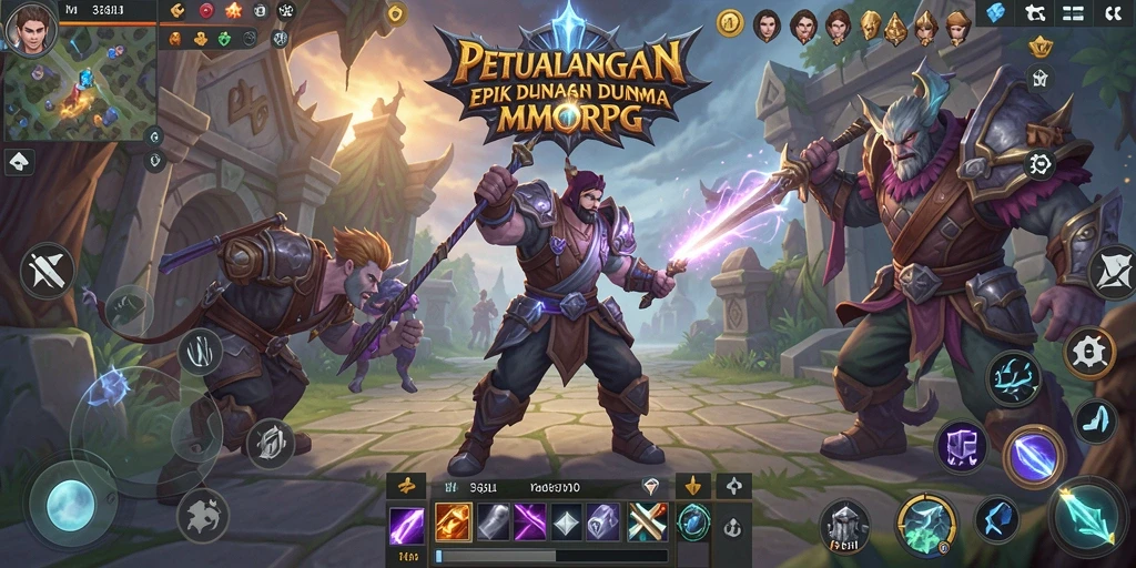 Screenshot gameplay 33L menampilkan pertarungan seru dan petualangan dalam MMORPG.