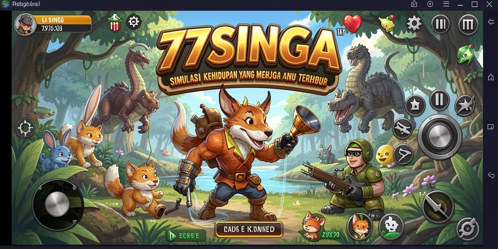 Tampilan gameplay dari <strong>77SINGA</strong> yang menarik dan interaktif.
