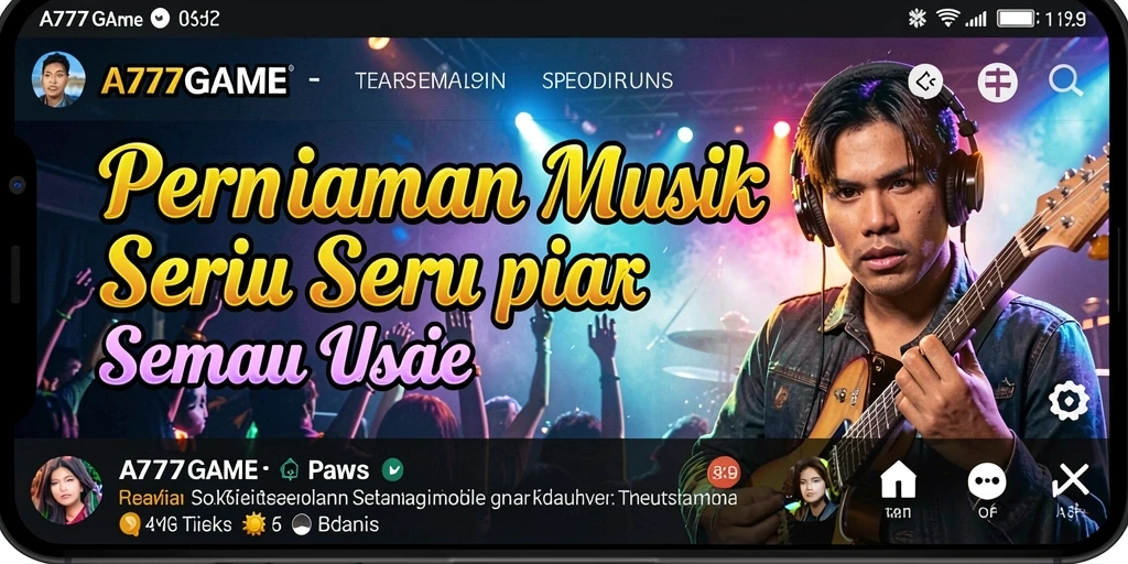 Tampilan menarik dari gameplay A777GAME yang penuh ritme.
