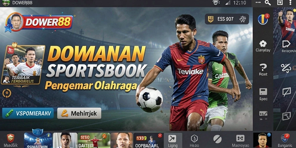 Screenshot DOWER88 menampilkan pengalaman taruhan olahraga yang menarik.