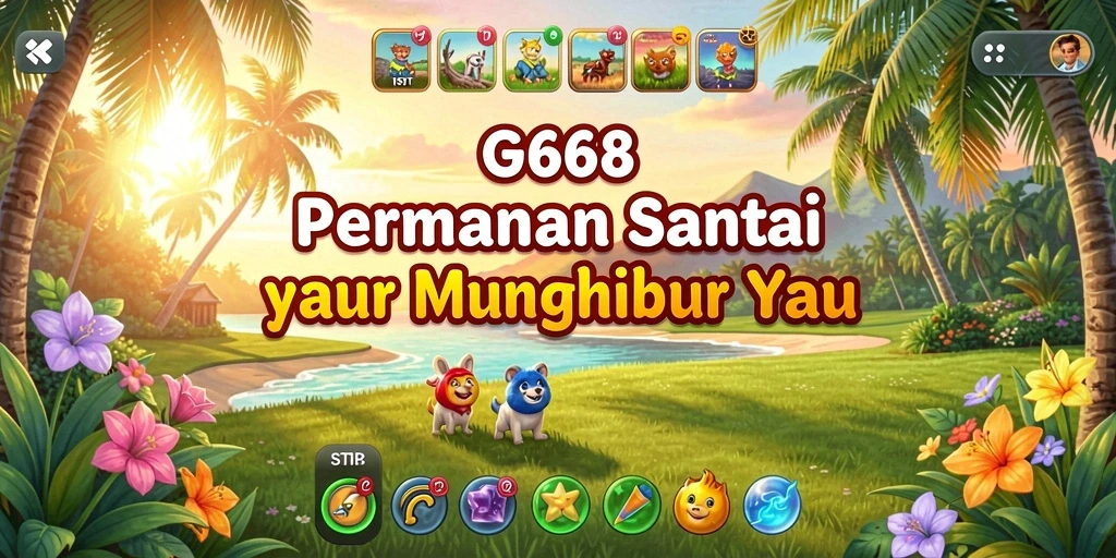 Screenshot G668 menampilkan gameplay yang penuh warna dan menghibur.