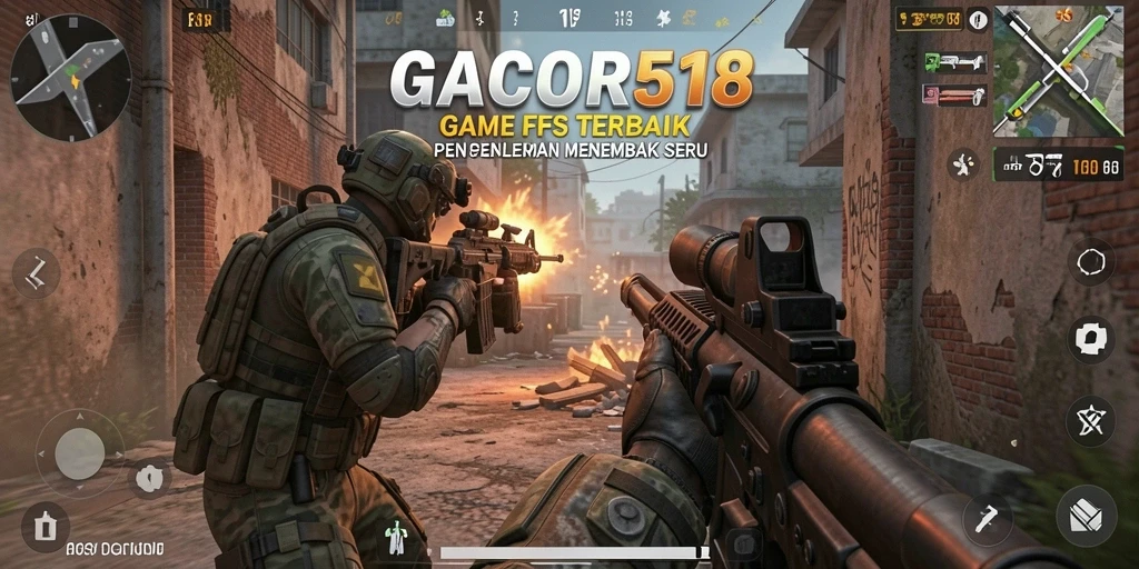 Gameplay menarik dan seru dalam GACOR518, menampilkan aksi FPS terbaik.