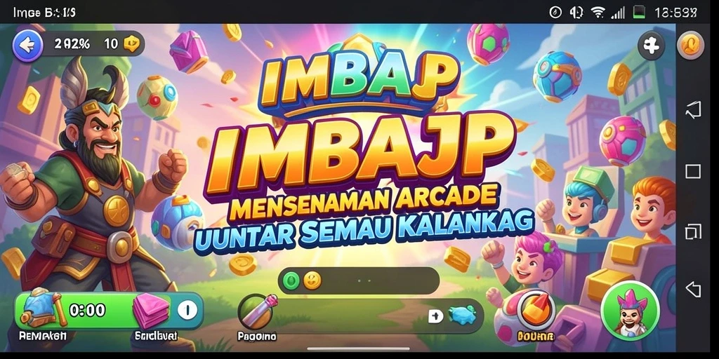 Gameplay seru IMBAJP dengan berbagai tantangan menarik.