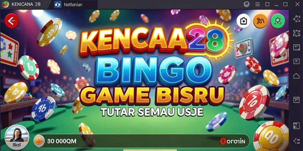 Tangkapan layar gameplay <strong>KENCANA28</strong> menunjukkan pemain yang bersenang-senang dalam permainan Bingo.