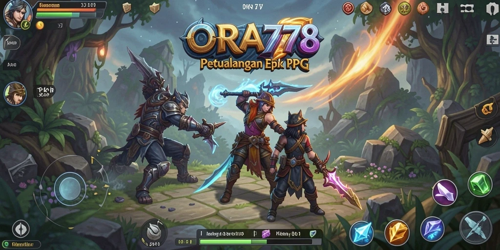 Screenshot gameplay ORA78 menampilkan aksi seru dalam dunia RPG.