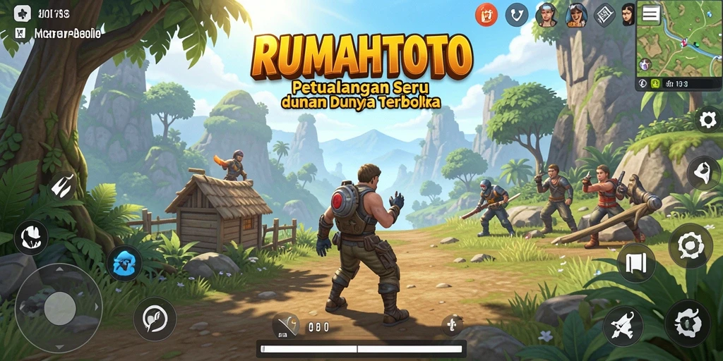 Gameplay seru di dunia terbuka RUMAHTOTO yang penuh petualangan.