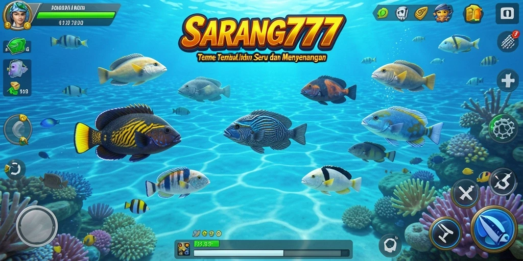 Tampilan gameplay Tembak Ikan yang menarik di SARANG777.