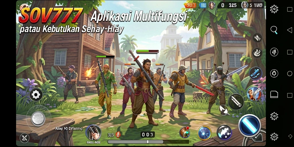 Screenshot dari aplikasi SOV777 menampilkan fitur Utility yang efisien.