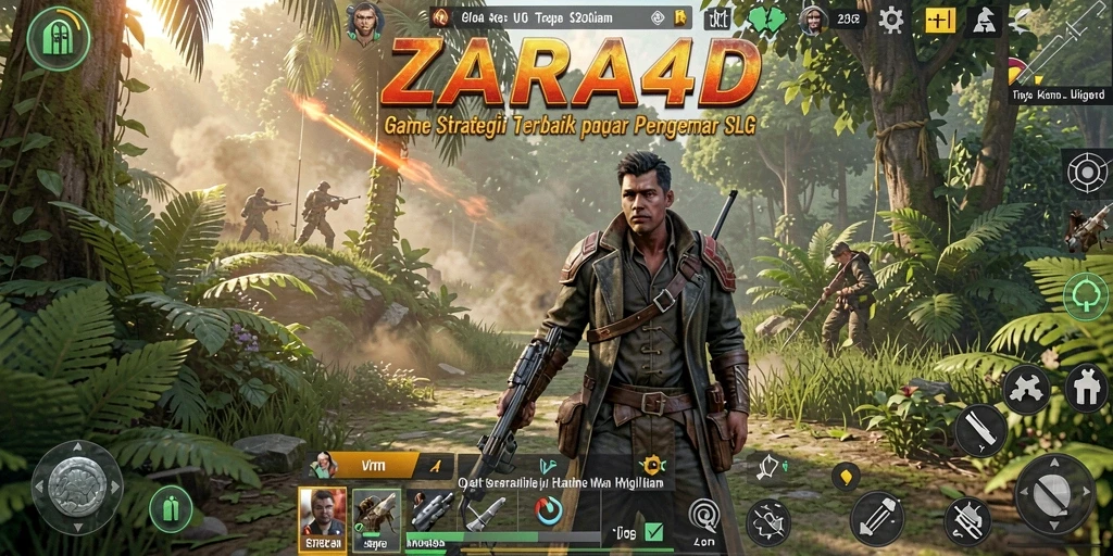 Screenshot gameplay ZARA4D dengan aksi pertempuran yang menegangkan.